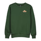 Swanndri Bankside Printed Crew Hunter Green/Burnt Orange