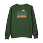 Swanndri Bankside Printed Crew Hunter Green/Burnt Orange