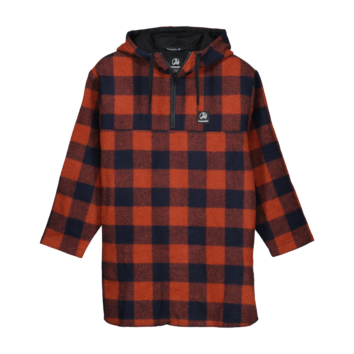 Swanndri Kid's Brixton Bush Shirt Burnt Merlot Check