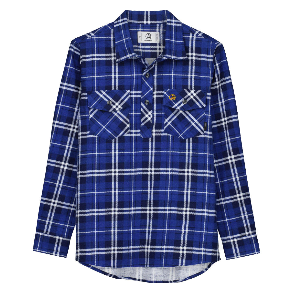 Swanndri Kid's Egmont Shirt Half Placket Midnight