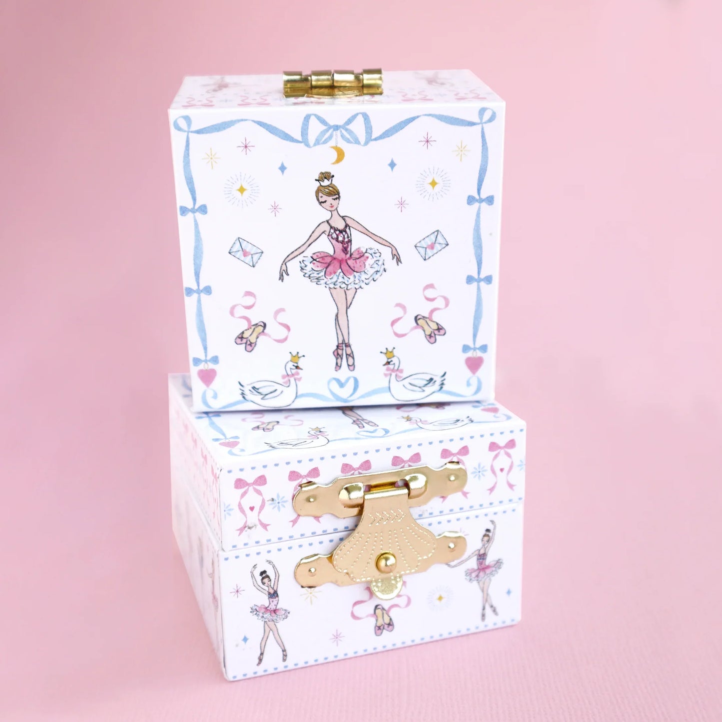 Lauren Hinkley Pink Bow Ring - Ballerina Box