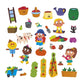 Janod Vegetable Garden Magnetic Story