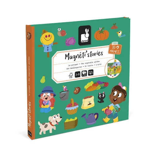 Janod Vegetable Garden Magnetic Story