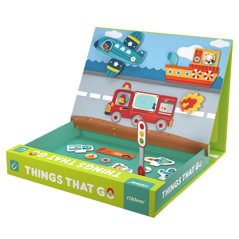 Mideer 2 in 1 Magnetic Traffic Game