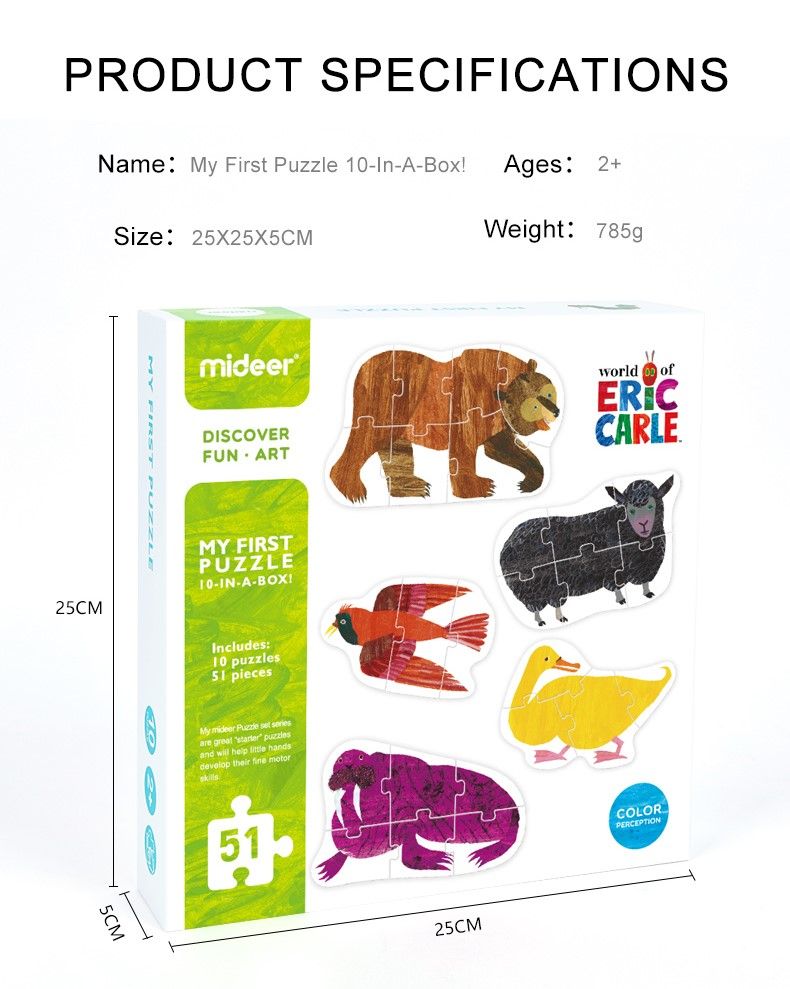 Mideer World of Eric Carle Puzzle