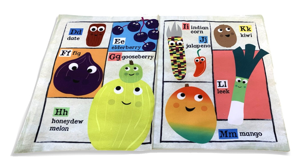 Crinkly Cloth Book Fruit & Veg A-Z
