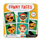 Le Petit Collage On-The-Go Magnetic Play Set Funny Faces