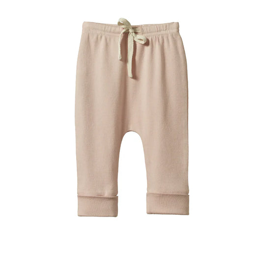 Nature Baby Drawstring Pants Rose Dust