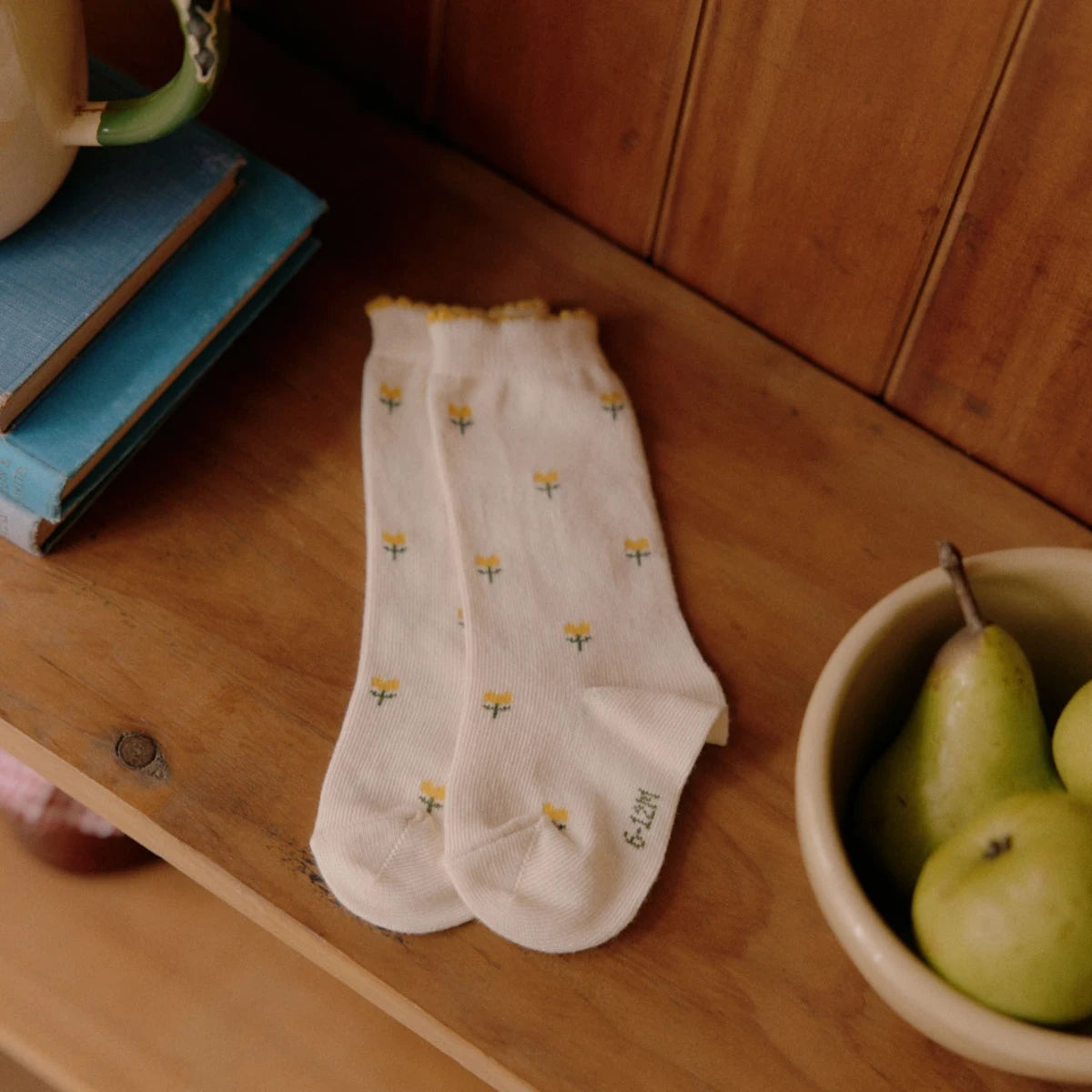 Nature Baby Organic Cotton Socks Tulips