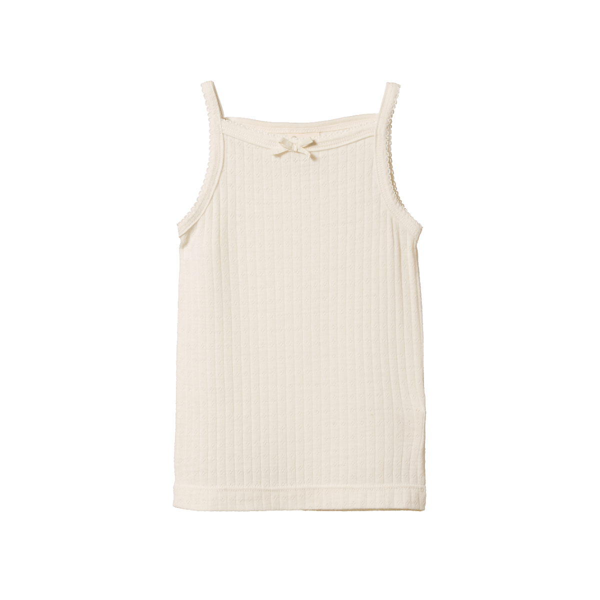 Nature Baby Merino Essential Camisole Pointelle Natural