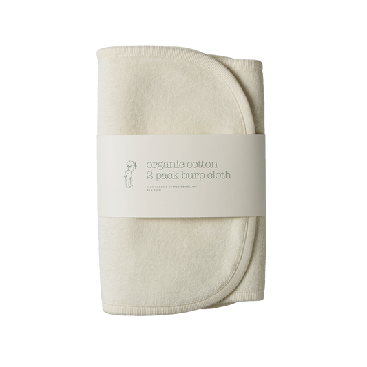 Nature Baby Burp Cloth 2 Pack Natural