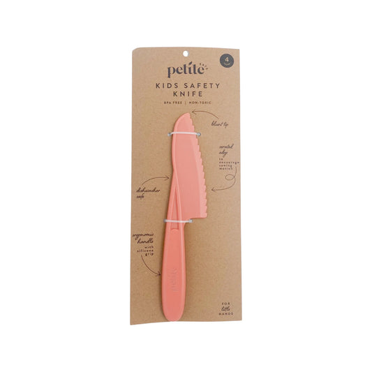 Petite Eats Kids Safety Knife Coral