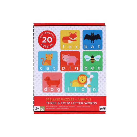 Le Petit Collage Spelling Puzzles Animals