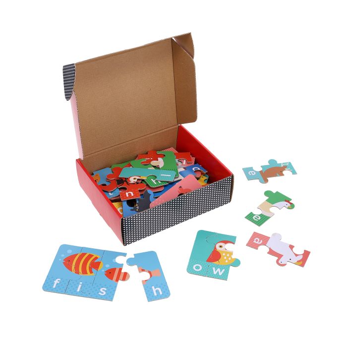 Le Petit Collage Spelling Puzzles Animals