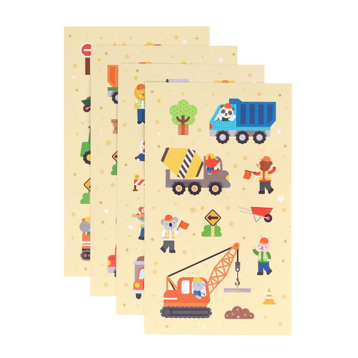 Le Petit Collage Mini Sticker Set Little Builders