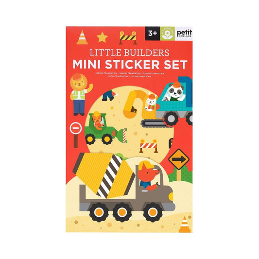 Le Petit Collage Mini Sticker Set Little Builders