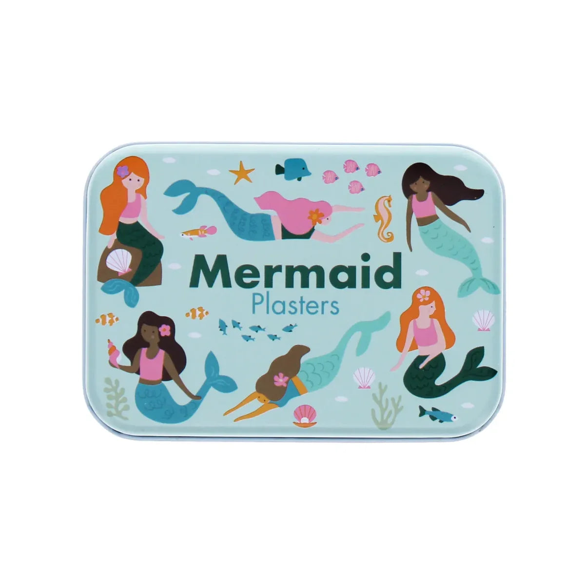 Mermaid Plasters In A Tin