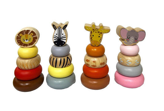 Safari Animal Stacking Toy