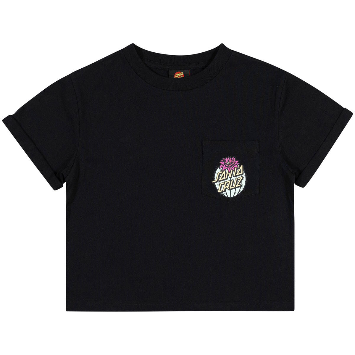 Santa Cruz Cactus Dot Tee Black