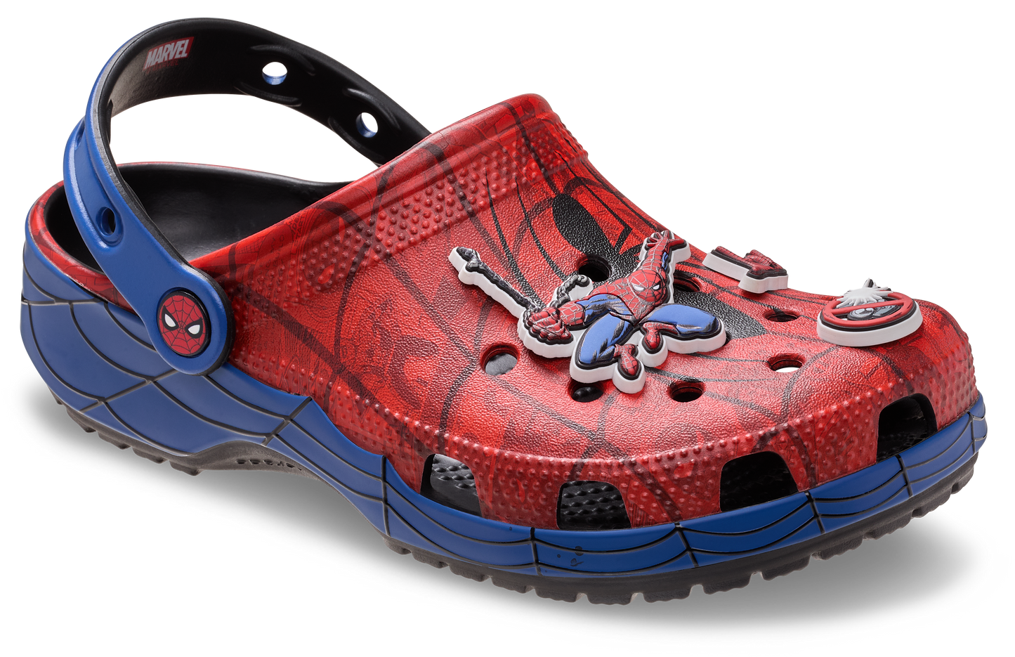 Crocs Classic Clog Toddlers Spiderman Web