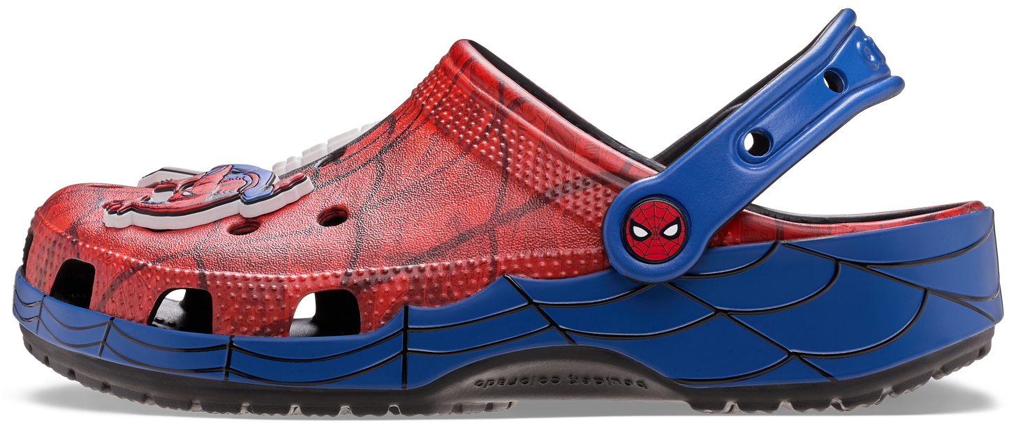 Crocs Classic Clog Kids/Youth Spiderman Web