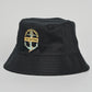 Mad Hueys Reversible Bucket Hat Croc Captain Vintage Black