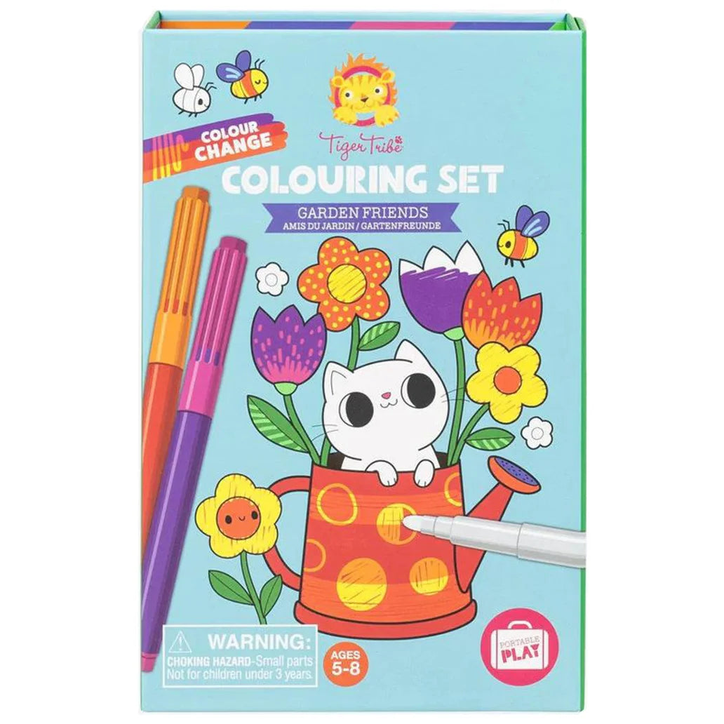 Change Colouring Set Garden Friends