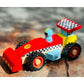 Wooden Racing Car - Red