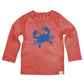 Toshi Boys Swim Long Sleeve Rashie Pirate Mud Crabs