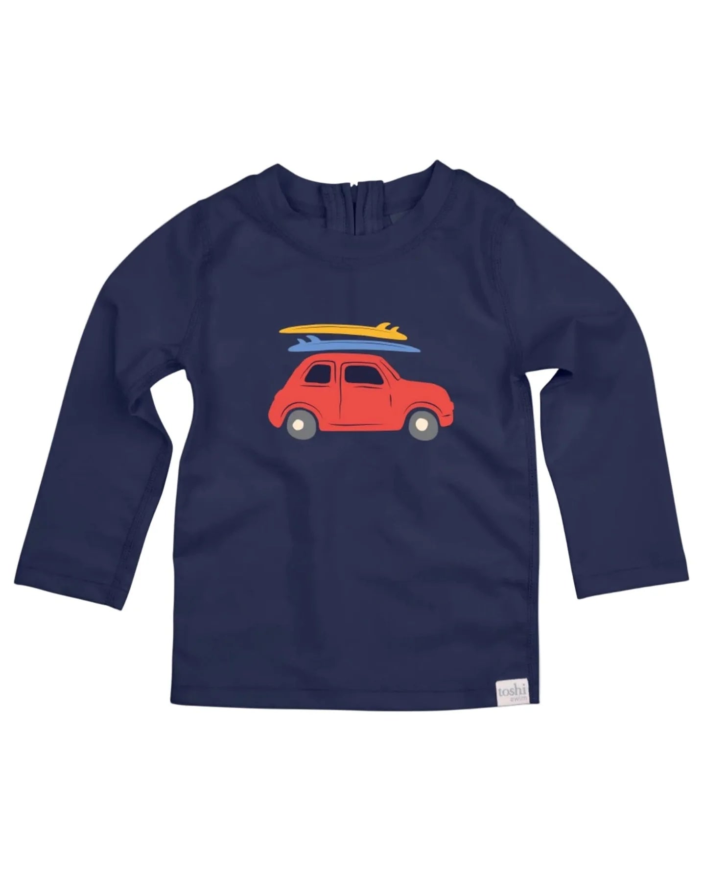 Toshi Boys Swim Long Sleeve Rashie Pirate Wave Buggies