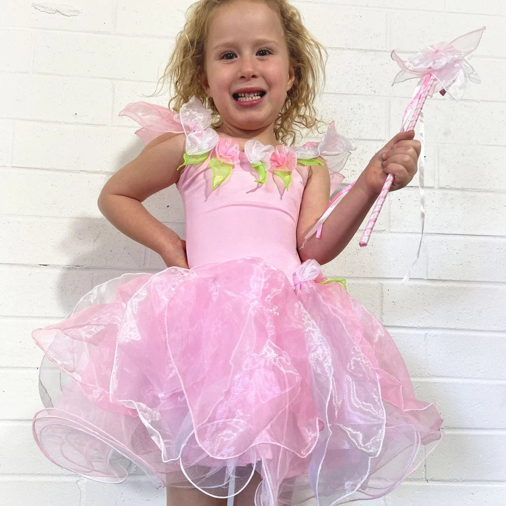 Wish Fairy Dress Light Pink + Wand