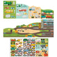 Le Petit Collage Roads & Rails Sticker Activity Set