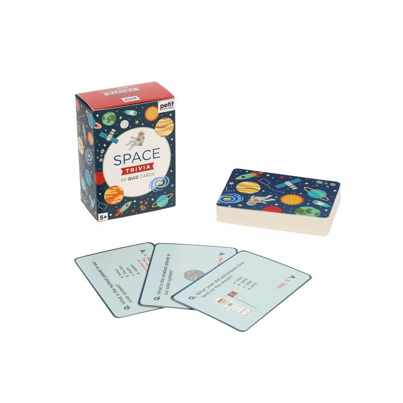 Le Petite Collage Trivia Cards Space