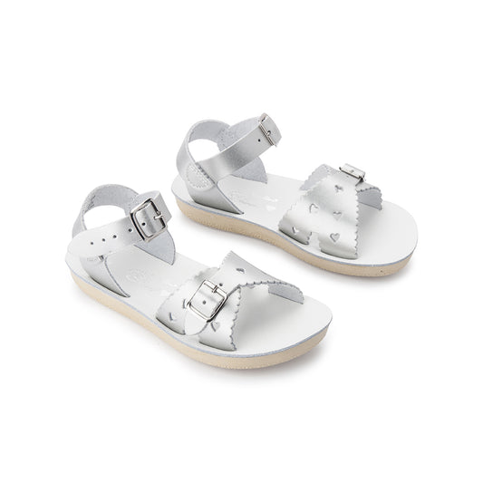 Saltwater Sandal Sun-San Sweetheart Silver