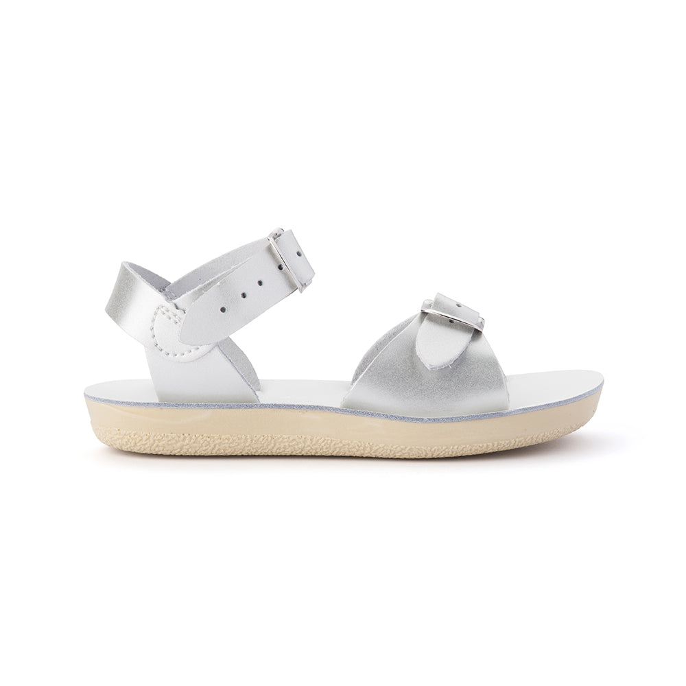 Saltwater Sandal Sun-San Surfer Silver