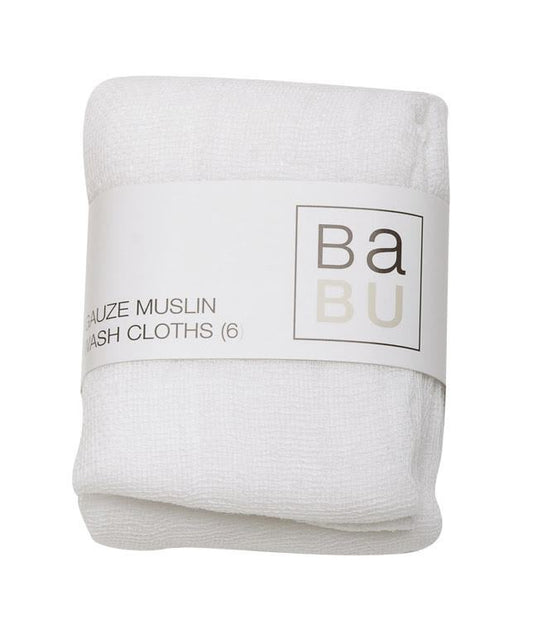 Babu Gauze Muslin Wash Cloths