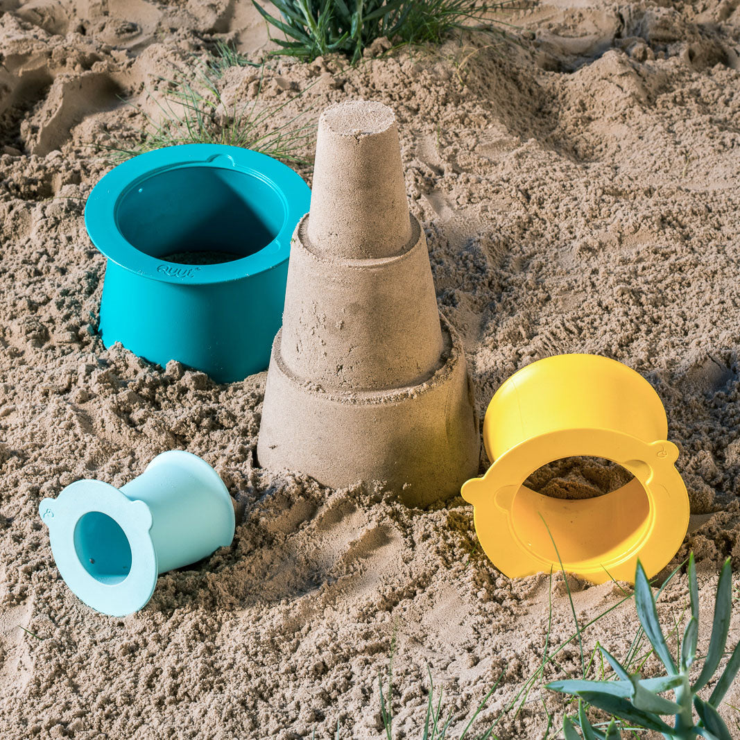 Quut Alto Stackable Sandcastle Lagoon Green