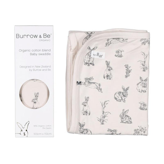 Burrow & Be Stretchy Swaddle Almond Burrowers