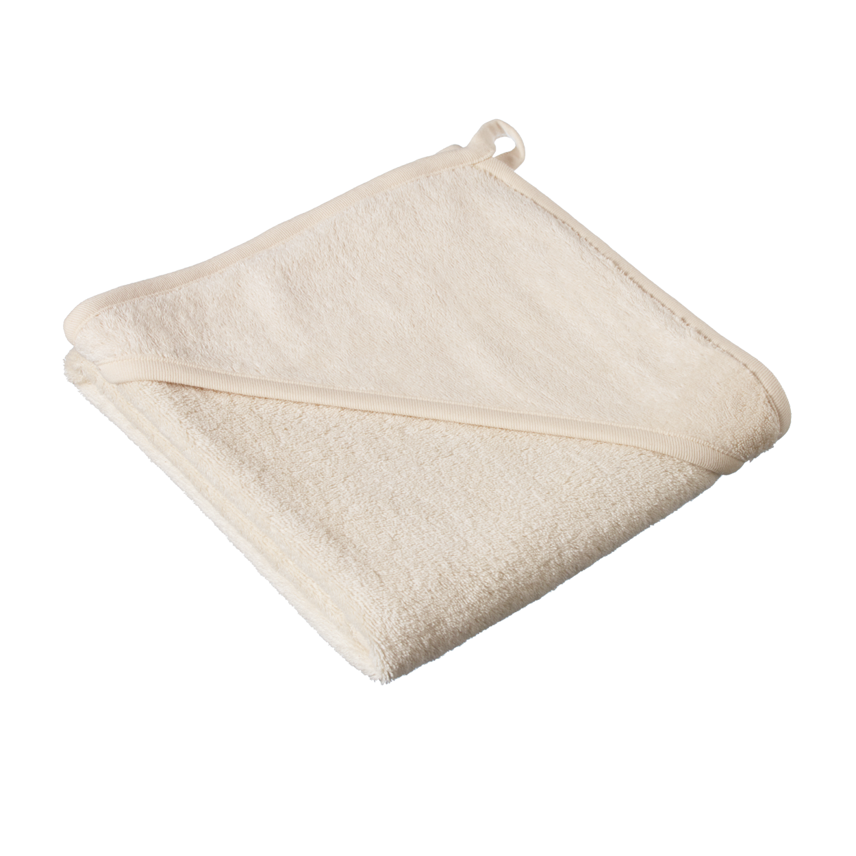 Nature Baby Organic Cotton Hooded Towel Natural