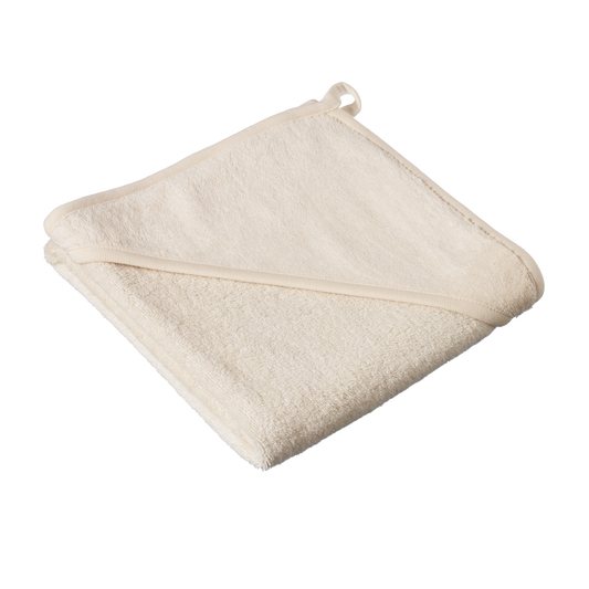 Nature Baby Organic Cotton Hooded Towel Natural