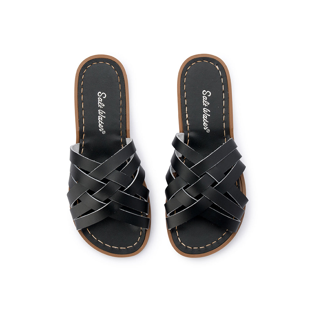 Saltwater Sandal Retro Slide Black