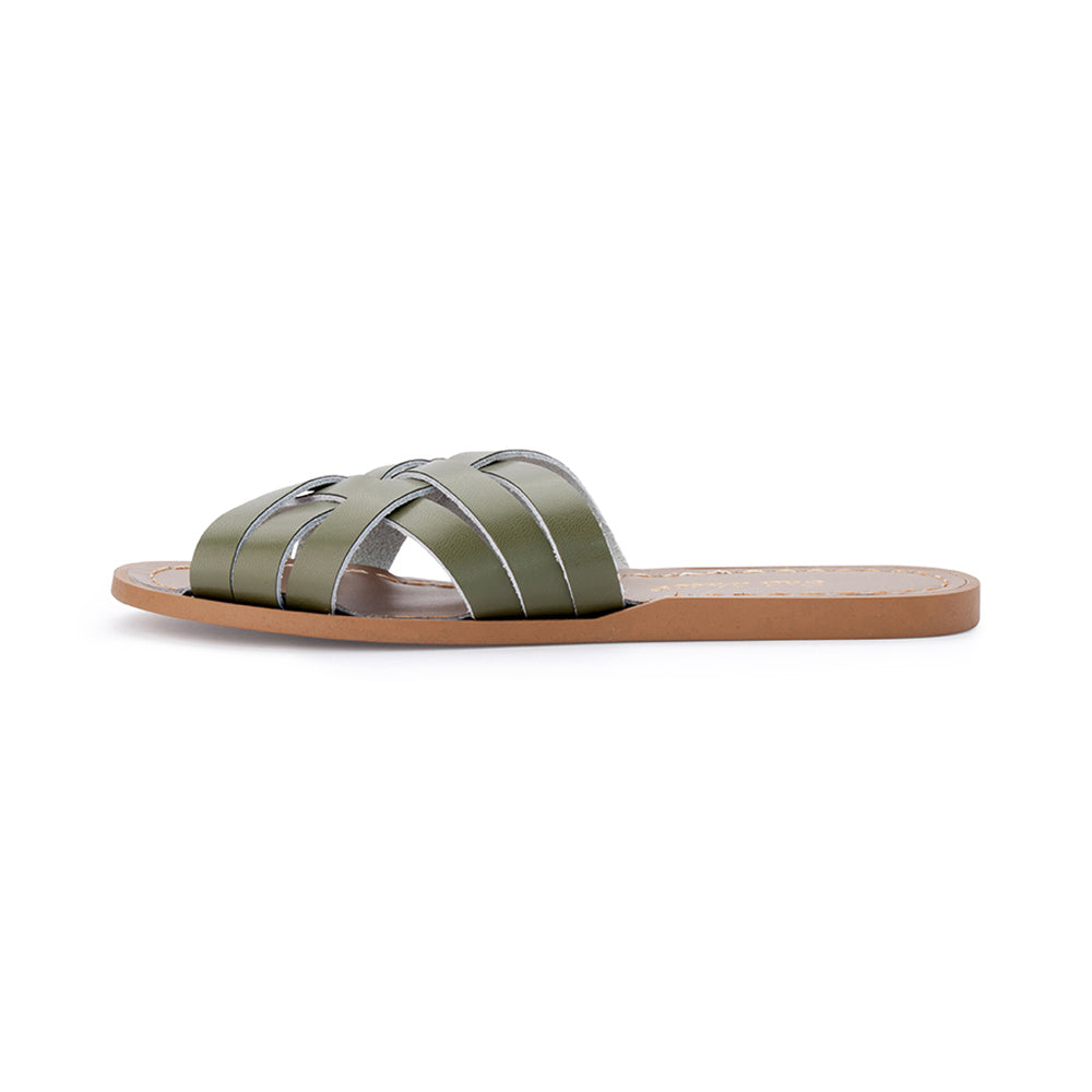 Saltwater Sandal Retro Slide Olive