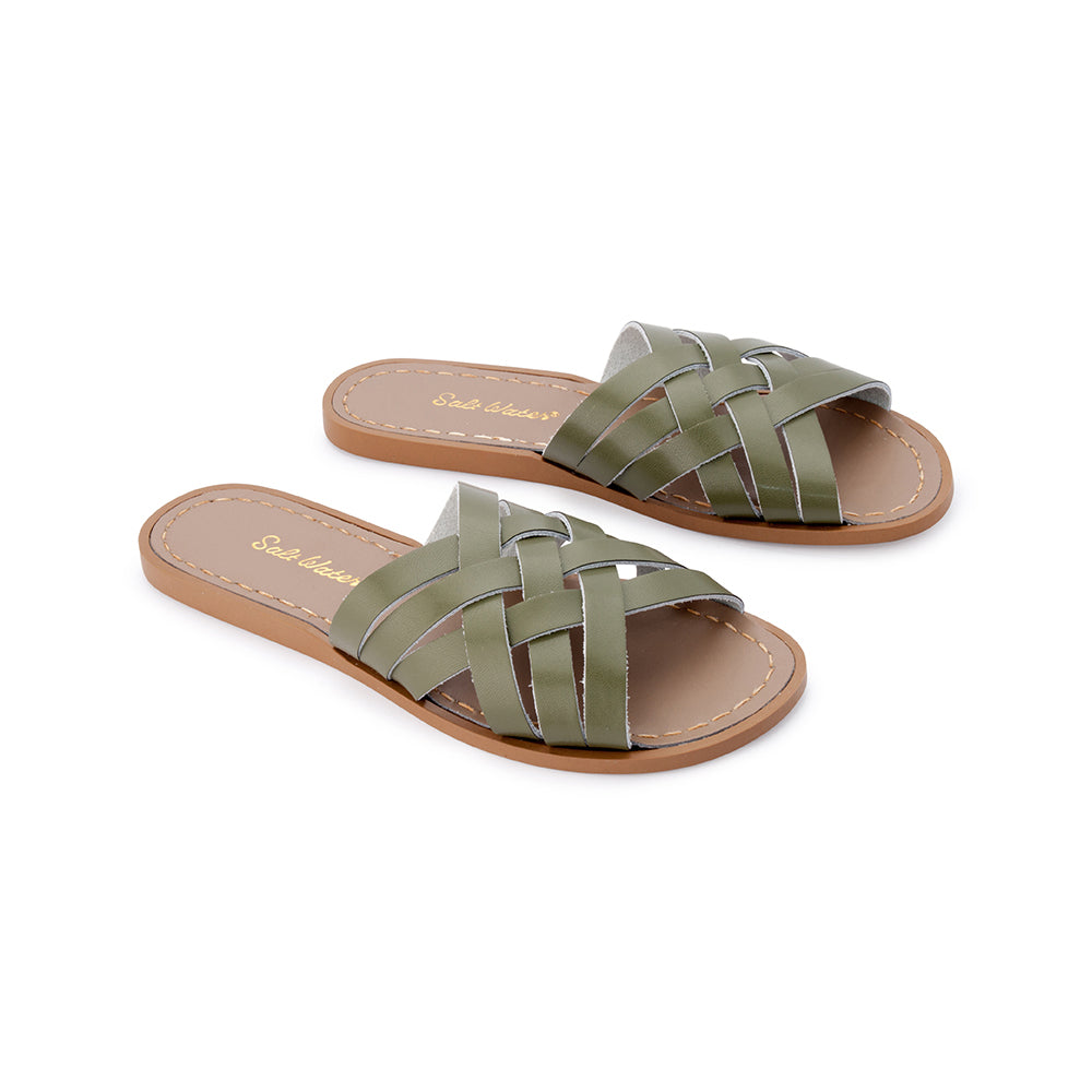 Saltwater Sandal Retro Slide Olive