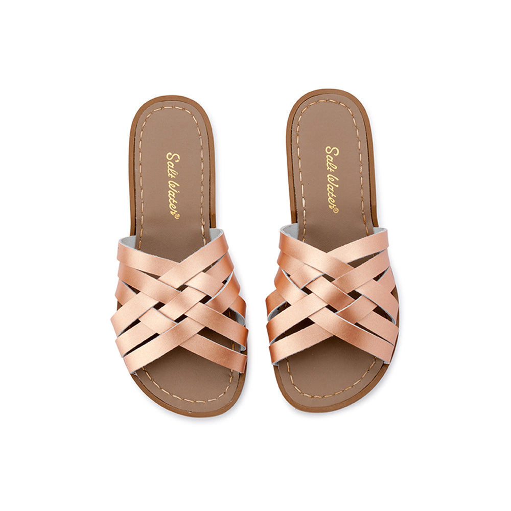 Saltwater Sandal Retro Slide Rose Gold