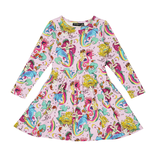 Rock Your Kid Mermaids Waisted Dress