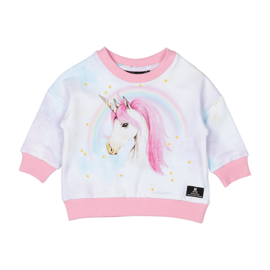 Rock Your Baby Pink Unicorn Sweatshirt