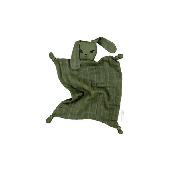 Burrow & Be Muslin Bunny Comforter Olive