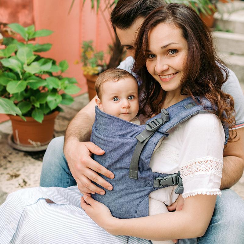 Boba X Adjustable Carrier Chambray