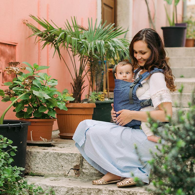 Boba X Adjustable Carrier Chambray