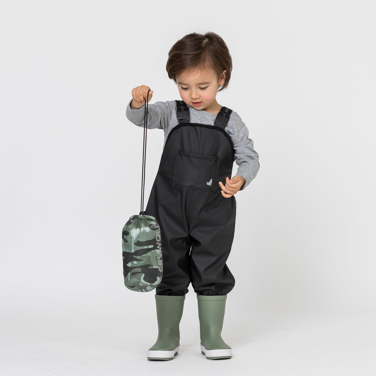 Crywolf Rain Overalls Black